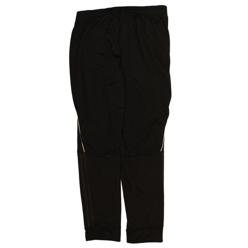 Adidas Men's Black L Track Pants Regular Fit Sports Trousers