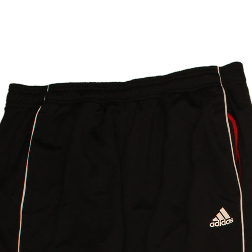 Adidas Men's Black L Track Pants Regular Fit Sports Trousers