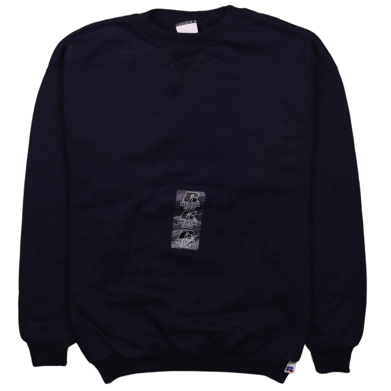 Russell Athletic Boys Black Medium Pullover Crew Neck Sweatshirt