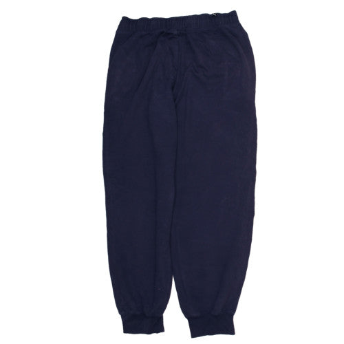 Puma Men Blue Sweatpants M Regular Fit Cotton Fleece Trousers