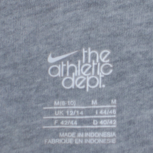 Nike Womens Pink Athletic Dept Pullover Hoodie Size 12/14 Cotton Blend
