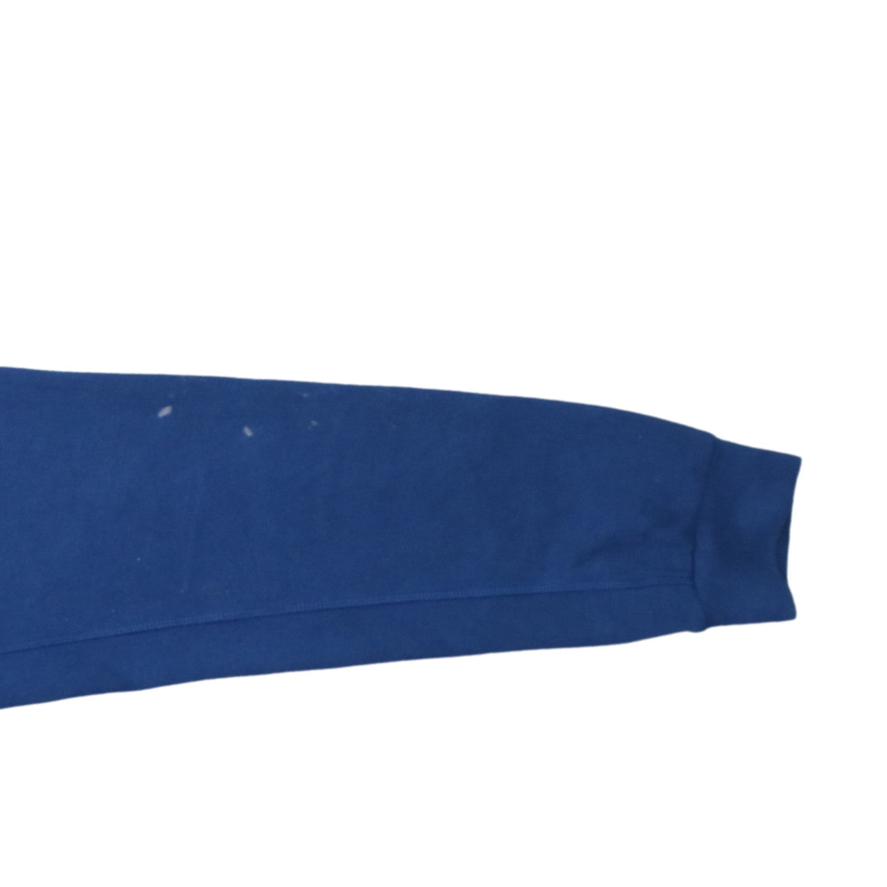 Adidas Men Blue Track Jacket L 1/4 Zip Fleece Sportswear