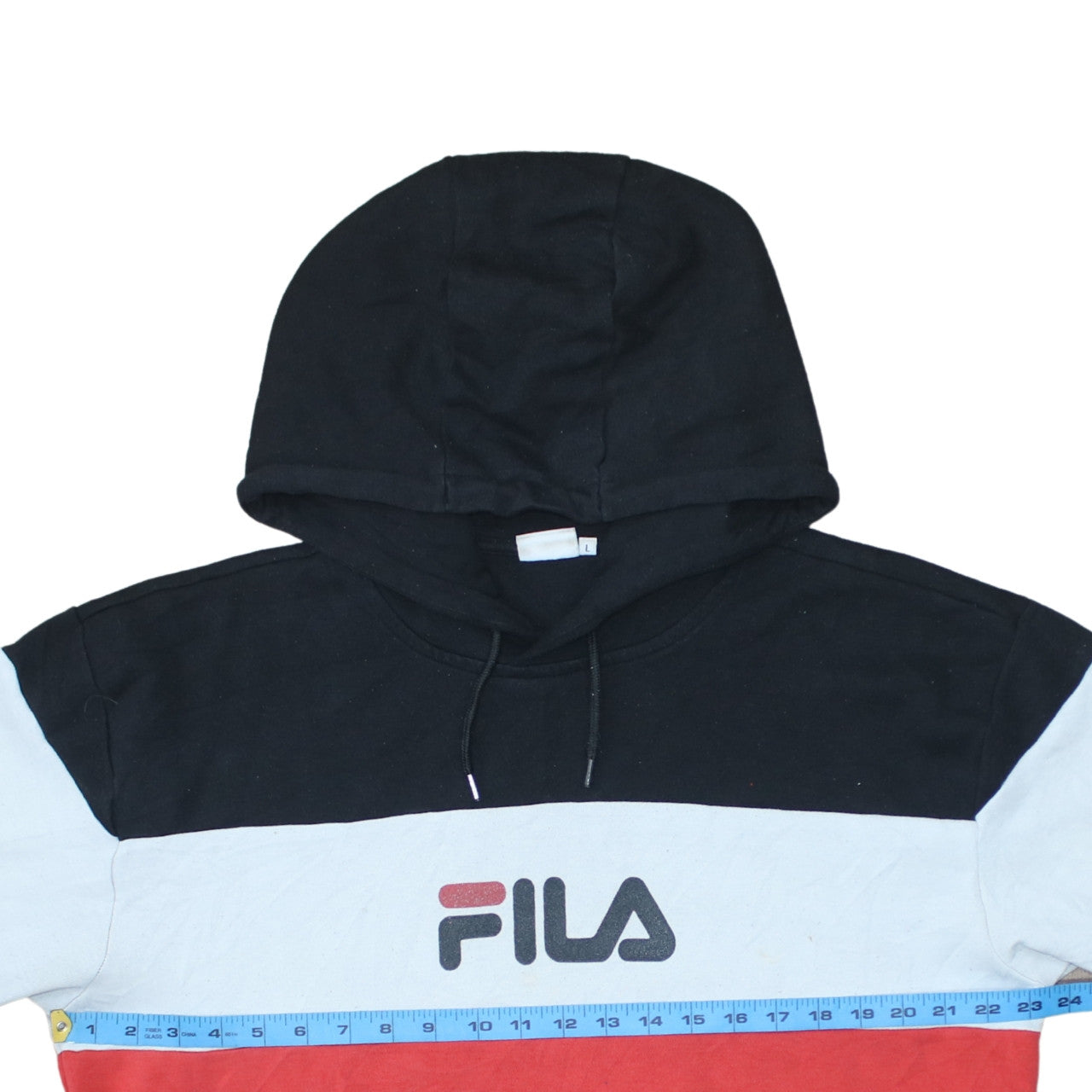 FILA Men’s Multicoloured Pullover Hoodie L Sportswear