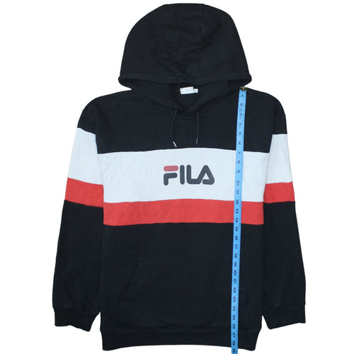 FILA Men’s Multicoloured Pullover Hoodie L Sportswear