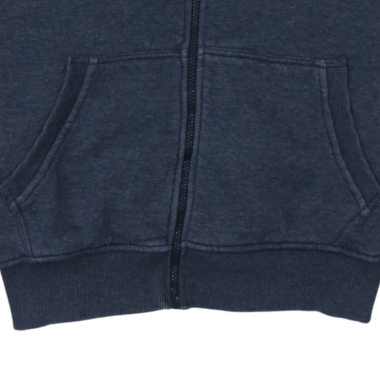 Nike Men's Blue Full Zip Hoodie L Fleece Lined Sweatshirt