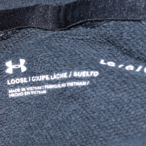 Under Armour Men's Black Crew Neck Fleece Sweatshirt L