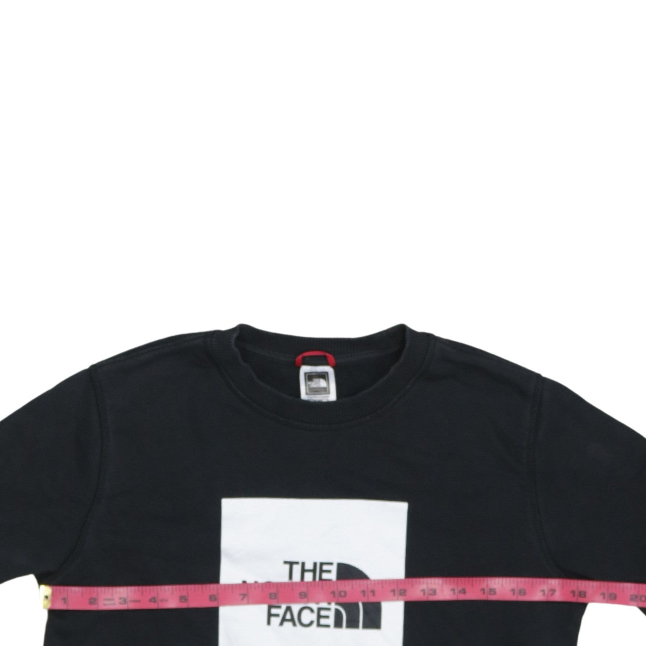 The North Face Boys Black XL Pullover Crew Neck Graphic Sweatshirt