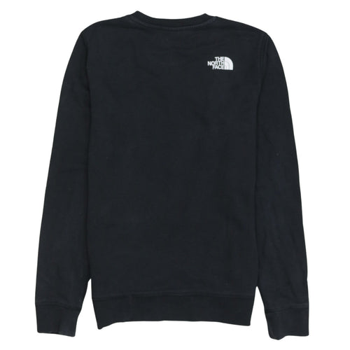 The North Face Boys Black XL Pullover Crew Neck Graphic Sweatshirt