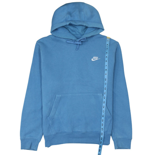 Nike Men's Blue Pullover Hoodie Small Regular Fit Fleece Sweatshirt