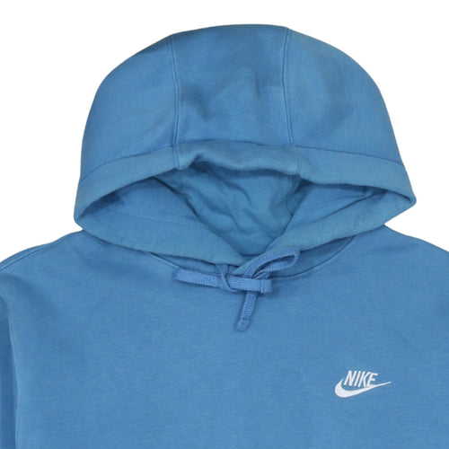 Nike Men's Blue Pullover Hoodie Small Regular Fit Fleece Sweatshirt