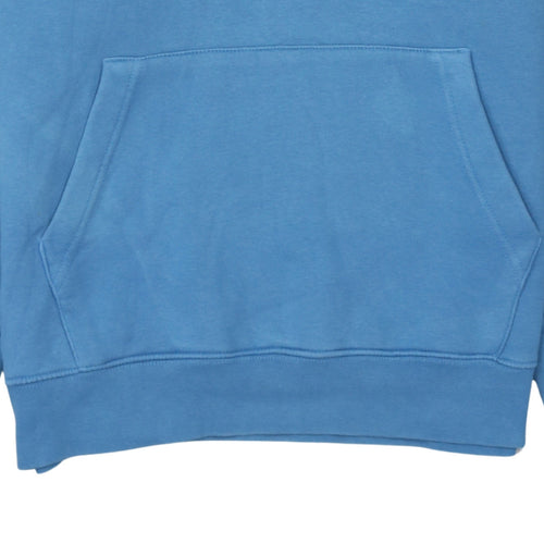 Nike Men's Blue Pullover Hoodie Small Regular Fit Fleece Sweatshirt