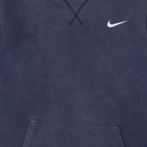 Nike Boys Blue Pullover Hoodie Fleece XL 13-15 Years Hooded Sweatshirt