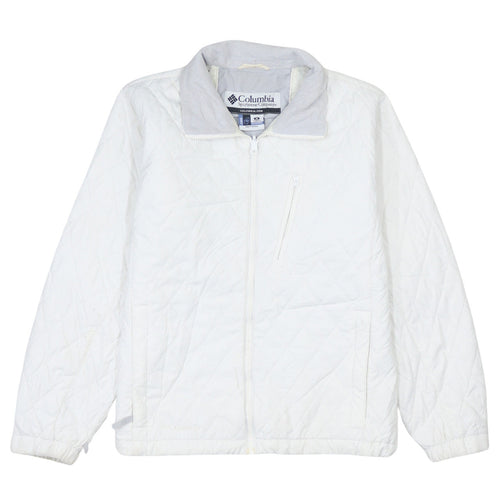 Columbia Women's White Quilted Interchange Jacket Size M