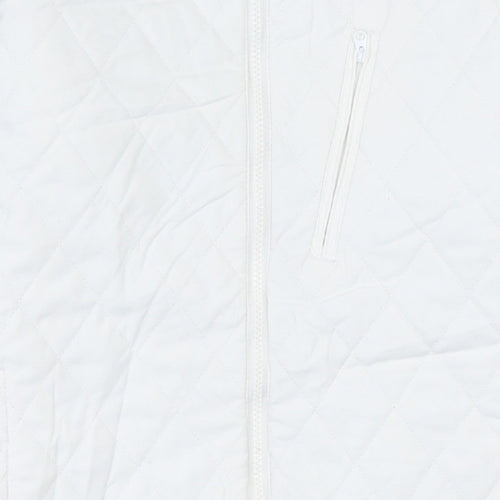 Columbia Women's White Quilted Interchange Jacket Size M