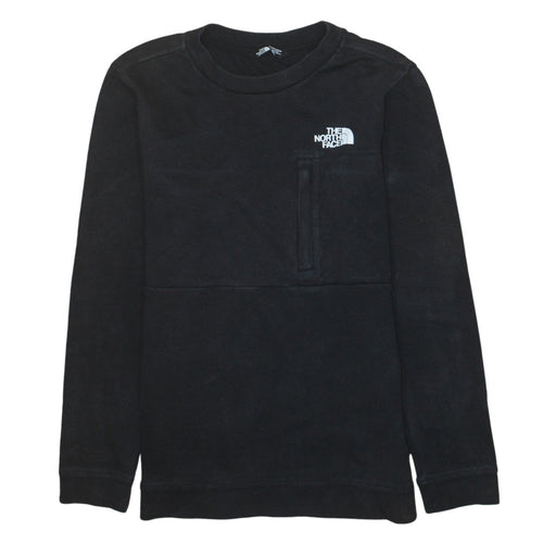 The North Face Boys Black Crew Neck Pullover Sweatshirt 12-13 Years
