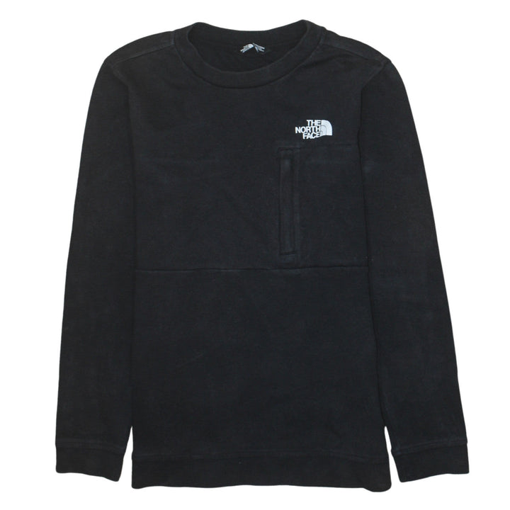 The North Face Boys Black Crew Neck Pullover Sweatshirt 12-13 Years