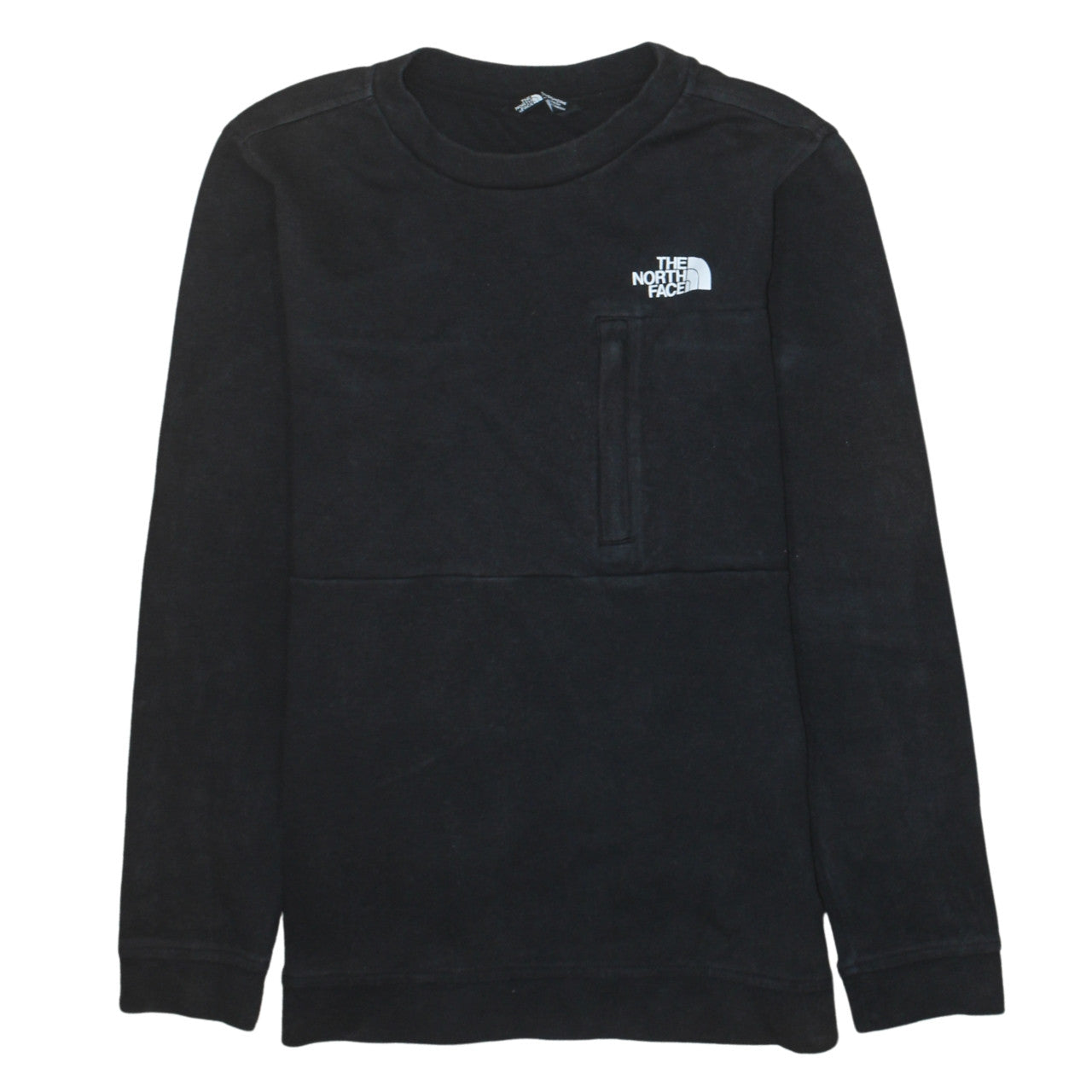 The North Face Boys Black Crew Neck Pullover Sweatshirt 12-13 Years