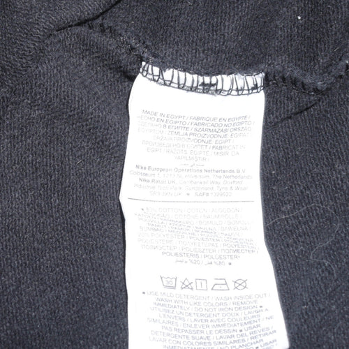Nike Women's Black 1/4 Zip Oversized Sweatshirt Size S