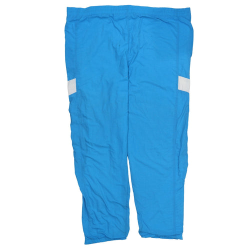 Reebok Men's Blue L Track Pants Lightweight Reflective Activewear