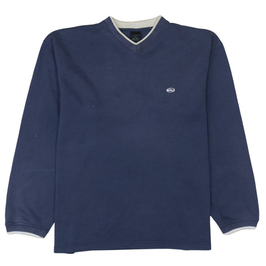 Quiksilver Men's Blue 2XL Pullover V-Neck Sweatshirt