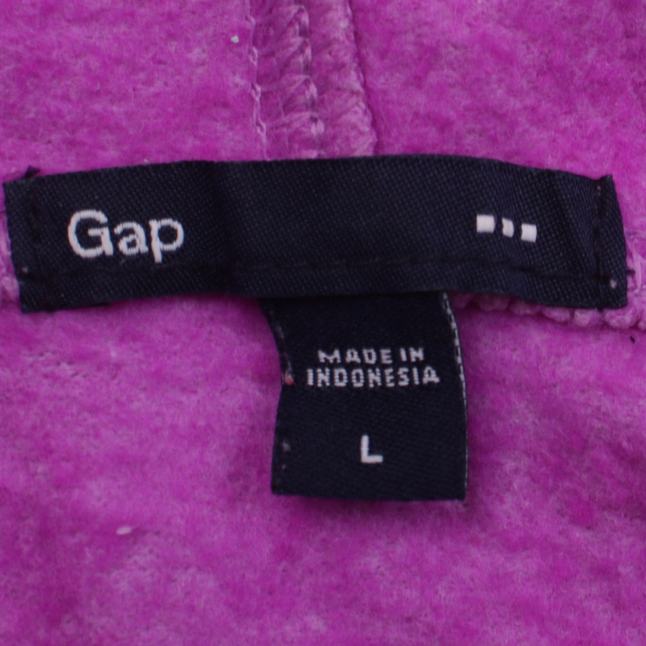 GAP Women Pink Pullover Hoodie L Cotton Blend Casual Logo Style