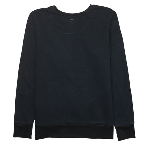 Calvin Klein Men's Black Crew Neck Graphic Logo Pullover Sweatshirt Size S