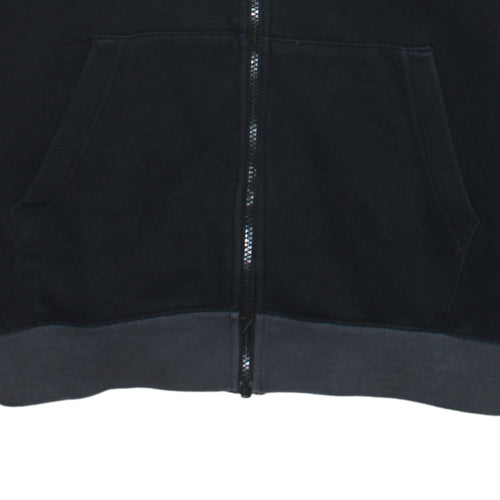 Nike Mens Black Full Zip Hoodie Medium Sportswear Fleece