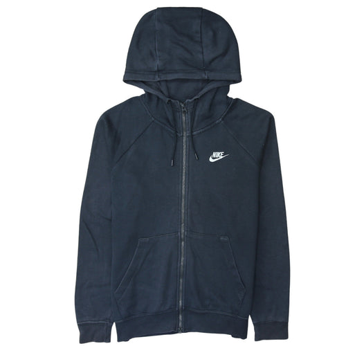 Nike Men's Black Full Zip Hoodie Small Fleece Sportswear