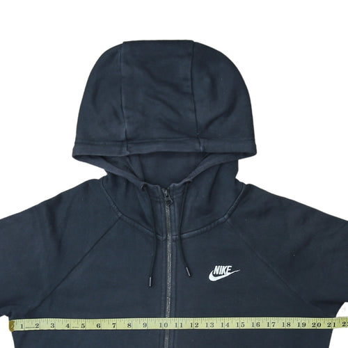 Nike Men's Black Full Zip Hoodie Small Fleece Sportswear