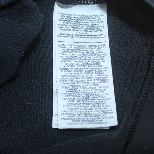 Nike Men's Black Full Zip Hoodie Small Fleece Sportswear