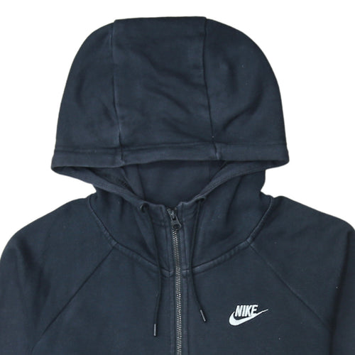 Nike Men's Black Full Zip Hoodie Small Fleece Sportswear