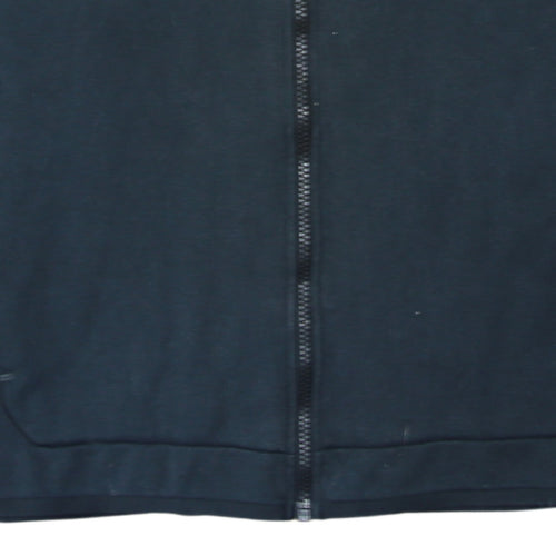 Nike Boys Black XL Full Zip Fleece Hoodie with Logo and Hood