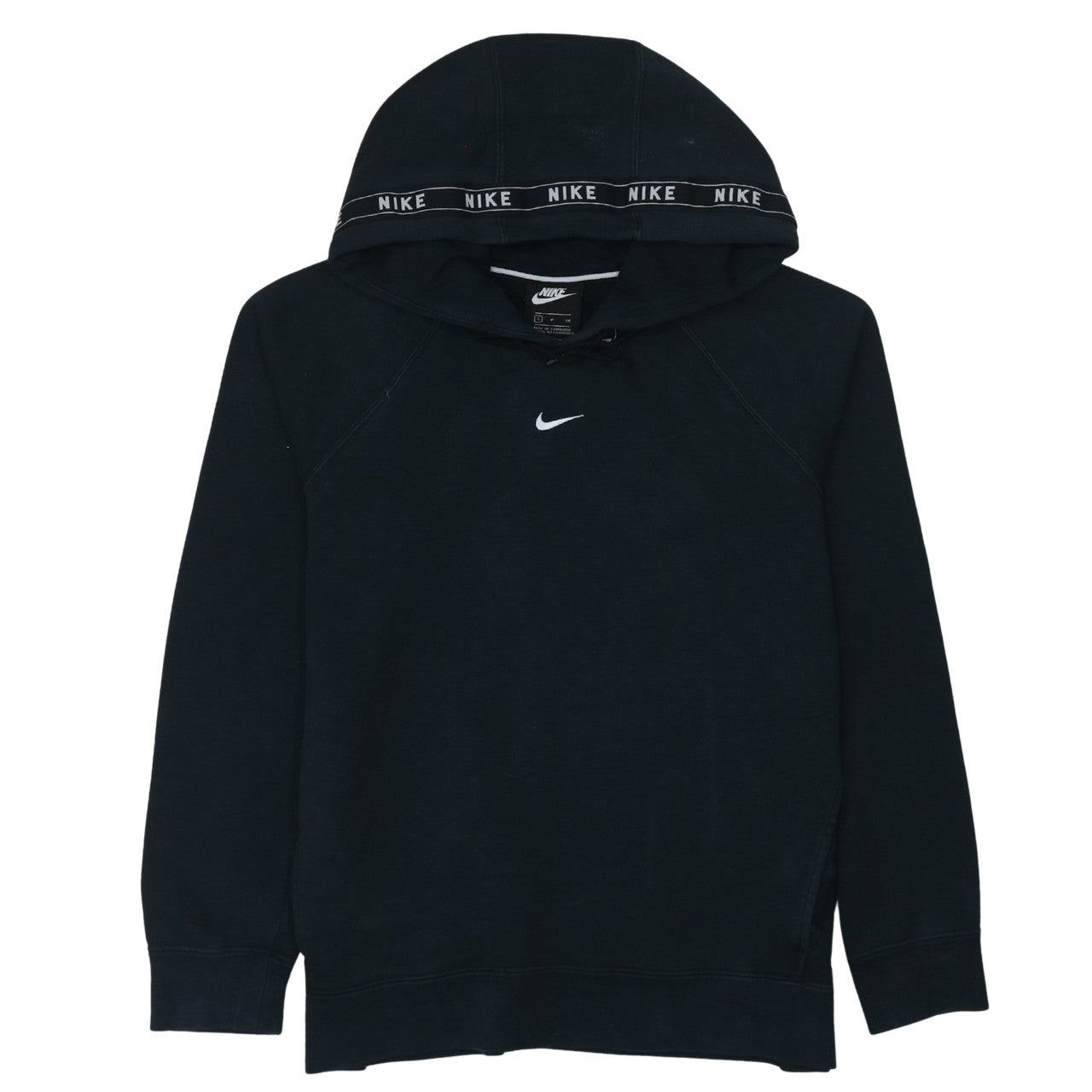 Nike Men's Black Pullover Hoodie S Regular Fit Fleece Sportswear