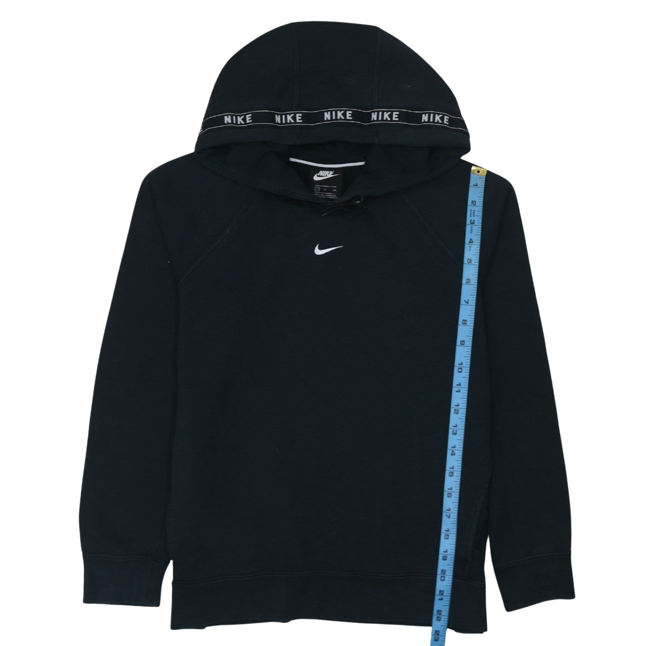 Nike Men's Black Pullover Hoodie S Regular Fit Fleece Sportswear