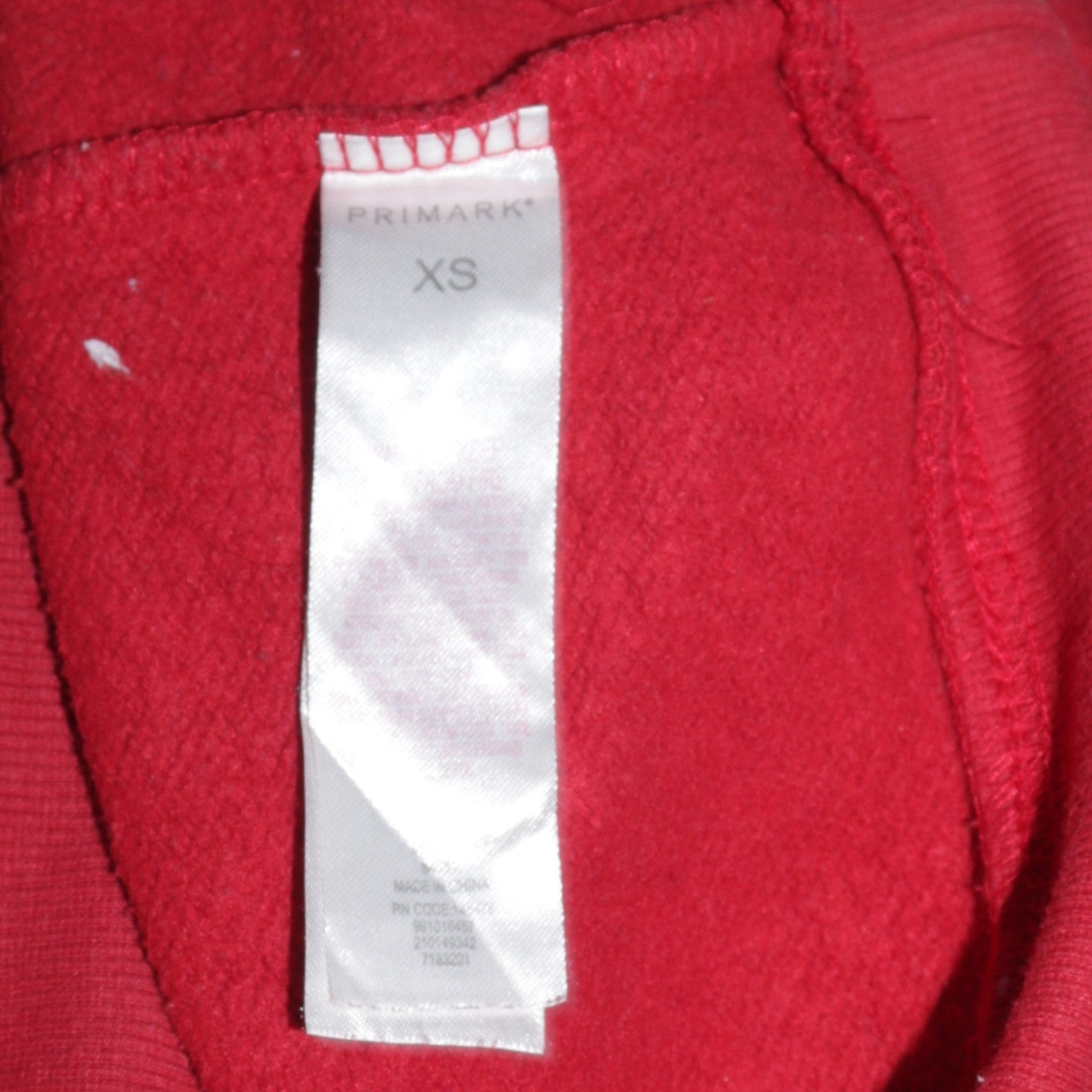 Primark The Simpsons Men's Red Pullover Hoodie XS Homer Graphic