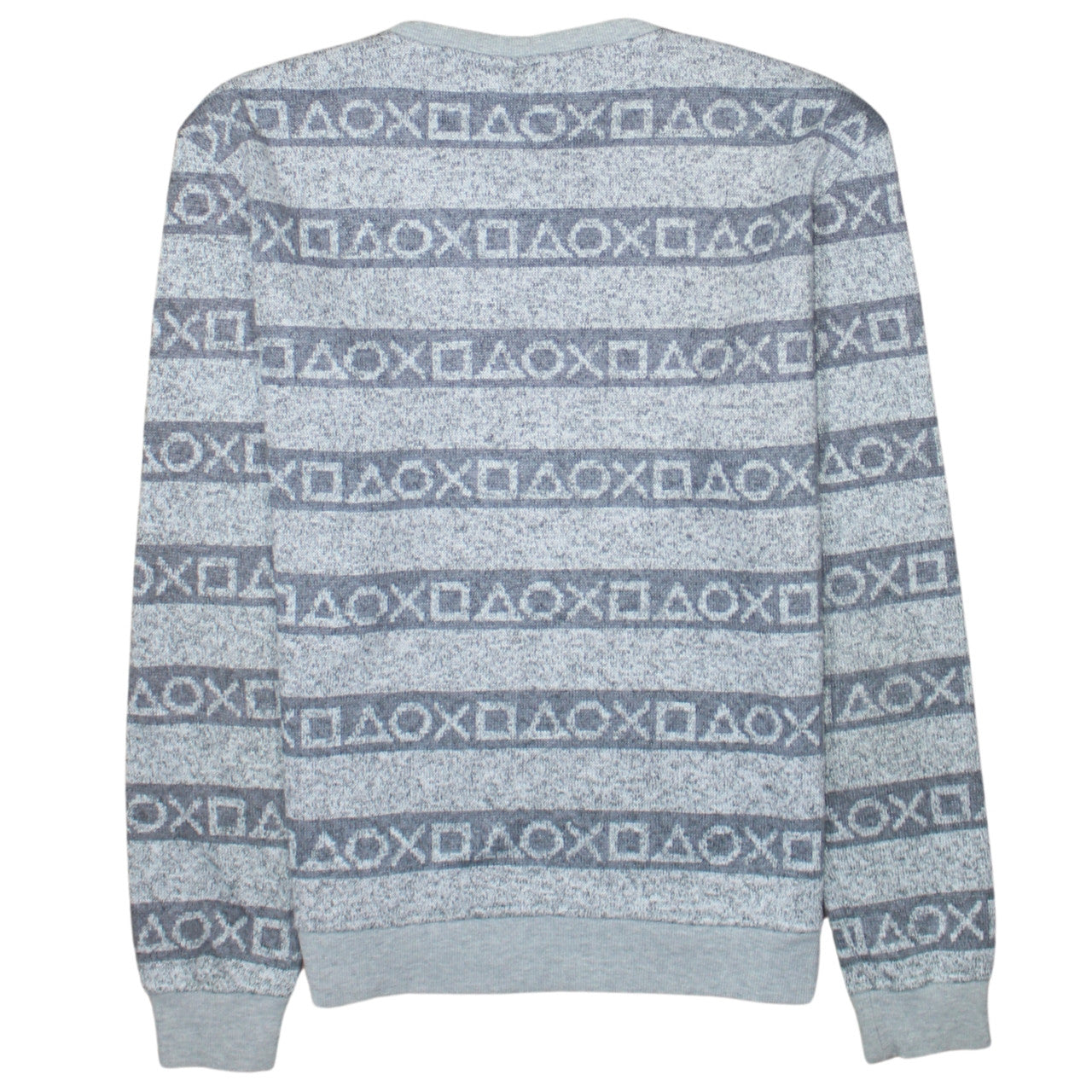 PlayStation Mens Grey Logo Crew Neck Sweatshirt Size S