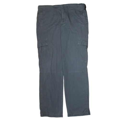 Nike Men's Black Cargo Trousers M 32W Regular Fit Cotton