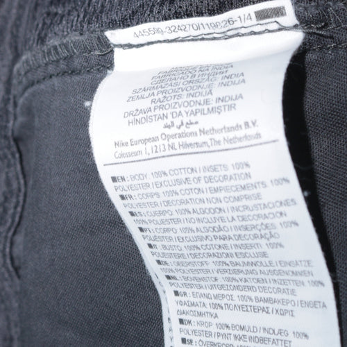 Nike Men's Black Cargo Trousers M 32W Regular Fit Cotton