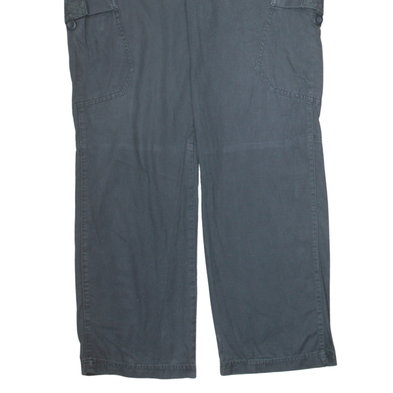 Nike Men's Black Cargo Trousers M 32W Regular Fit Cotton