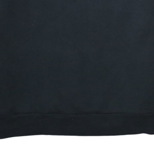 Puma Men's Black Logo Pullover Sweatshirt Medium
