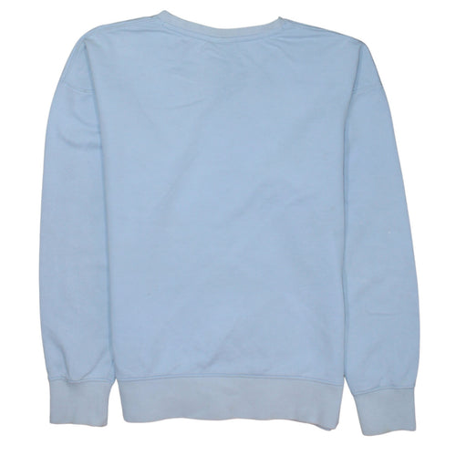 Nike Womens Light Blue Crew Neck Pullover Sweatshirt XS