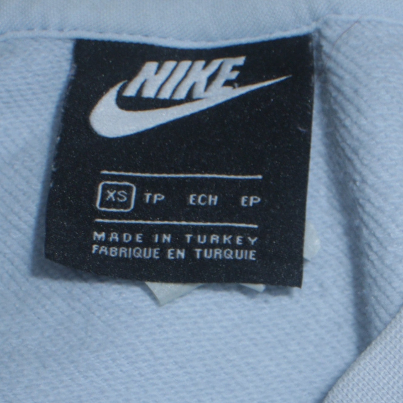 Nike Womens Light Blue Crew Neck Pullover Sweatshirt XS