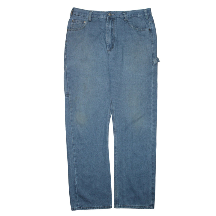 Field & Drest Men Blue Medium 33x32 Regular Straight Denim Jeans