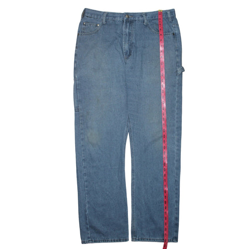 Field & Drest Men Blue Medium 33x32 Regular Straight Denim Jeans