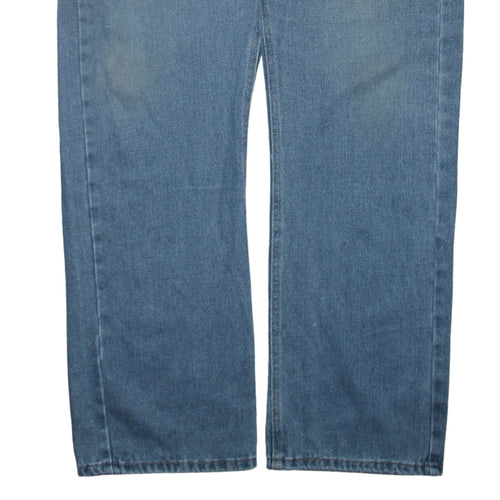 Field & Drest Men Blue Medium 33x32 Regular Straight Denim Jeans