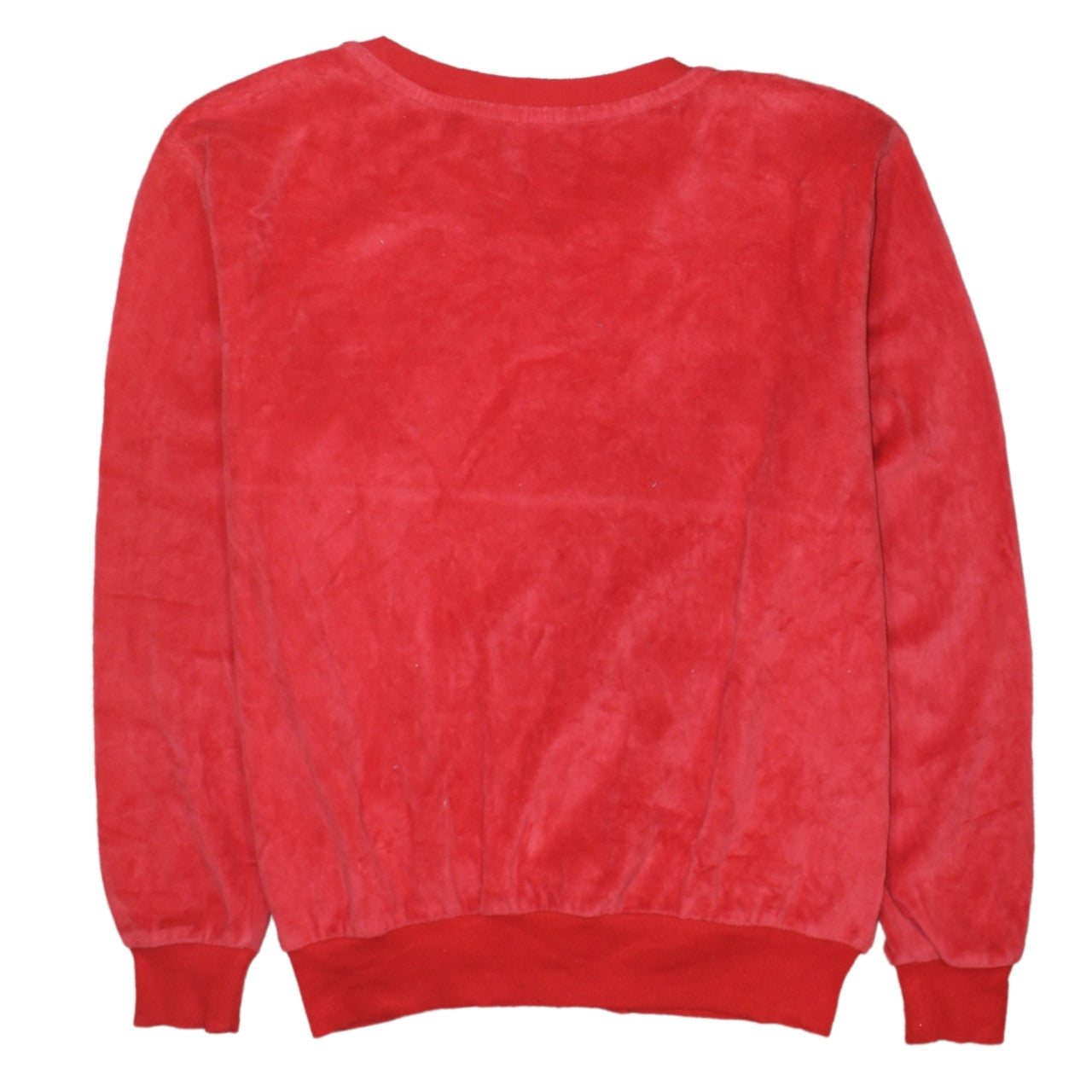 Disney Womens Red Velour Mickey Mouse Pyjama Top XS