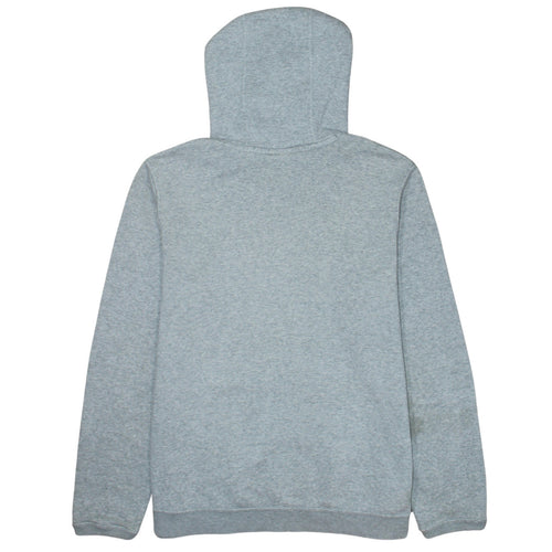 Nike Men's Grey Pullover Hoodie M Regular Fit Fleece Sweatshirt