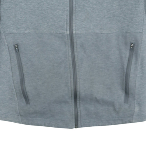 Puma Mens Grey Full Zip Hoodie Size L Sportswear