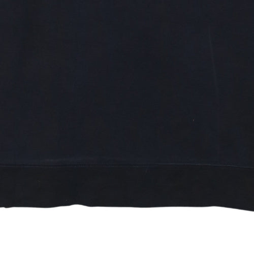 Nike Men's Black Small Pullover Crew Neck Sweatshirt with Zip Pocket