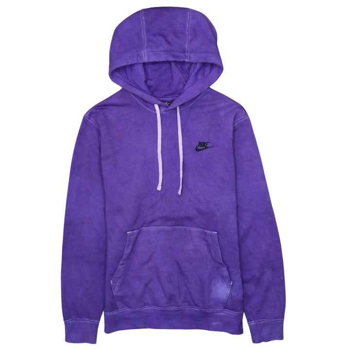 Nike Women's Purple Pullover Hoodie Small Logo Sweatshirt